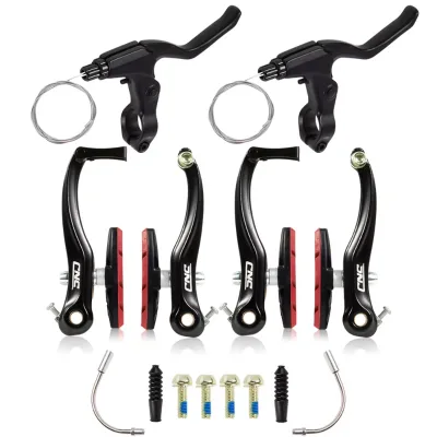 Road Bicycle Brake Caliper Set Aluminum Cruiser Linear Pull MTB BMX Bike Brake Set
