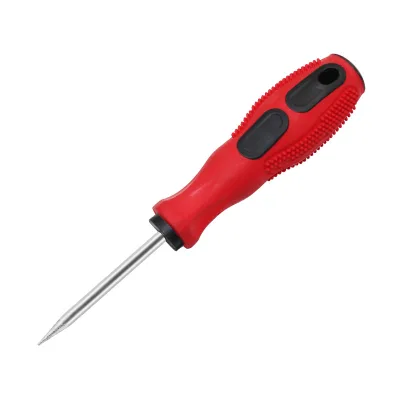 Plastic Rubber Red Handle Beauty Seam Cone 1mm Manual Pointed Type Seam Cleaning Cone