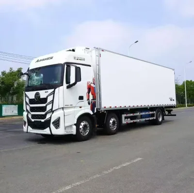 New Euro 5 Diesel Van Truck Manual Transmission Refrigeration Unit Box for Vegetables Seafood Sale Euro 4 Refrigerator Truck
