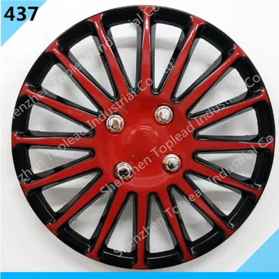 Plastic ABS Two Color Painting Design Car Wheel Caps for Universal Car Using