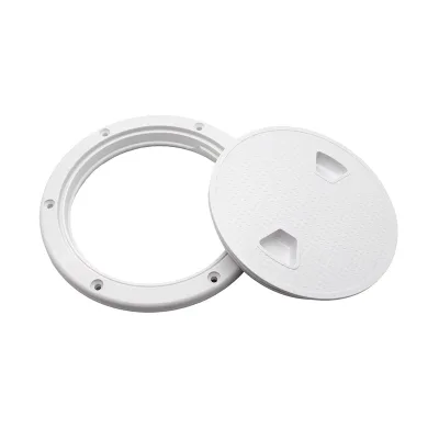 OEM Customized ABS Round Marine Deck Inspection Hatch Waterproof Anti Slip Access Cover for Yacht Speed Boat Fitting