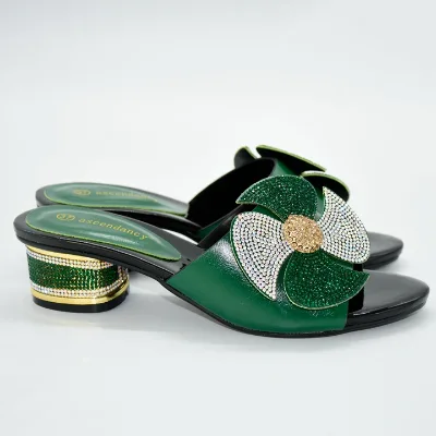 AX6256 Latest Low Heel Shoes Wholesale Summer Women's slippers