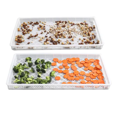 Custom-Sized Plastic Drying Trays  Adjustable Height/Width for Compatibility with All Dehydrator Brands