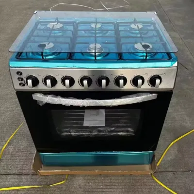 Multifunctional Vertical Integrated Gas Oven 6 Burners Stainless Steel Commercial Use High Efficiency Multilingual Display Easy