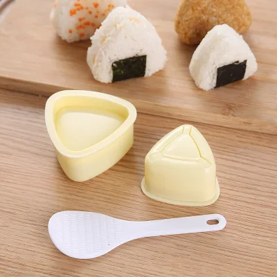 High Productivity Plastic Triangle Dumpling Container Baby Sushi Bento Ball Rice Molds