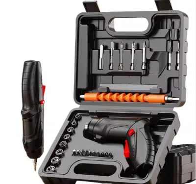 Electric Screwdriver 35Nm-1300RPM Quick Change Chuck LED Light 3.6V Lithium-Ion Battery for Automotive/Woodworking