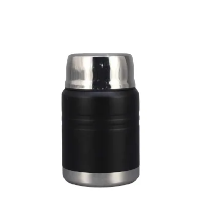 Customized logo Food Container 500ml Disposable Double Wall Stainless Steel Lunch Box
