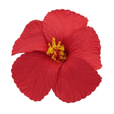 Big Size Colorful Foam Flower Hair Stick Wedding Party Hair Clip Hibicus Flower Hair Clip