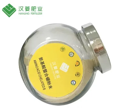 Agricultural Agriculture Plant Source Amino Acid Chelated Boron Fertilizer Powder Quick Release Type