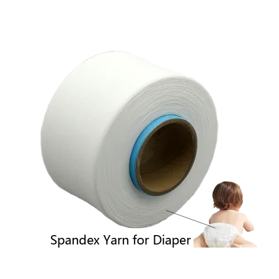 China Manufacturer 558D Spandex Yarn for Diaper Making Raw Materials