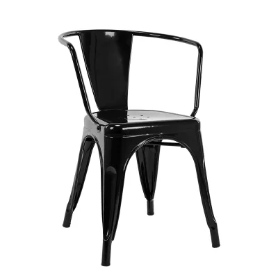 Luxury Elegant Hotel Stackable Outdoor Modern Restaurant Dining Chair with Stainless Steel Frame Waterproof & Durable Design