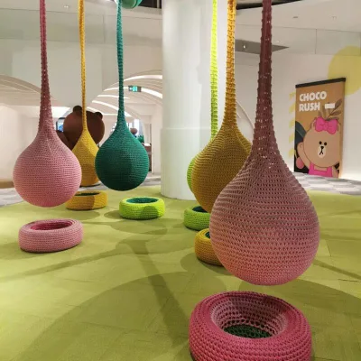 High Quality Soft Play Equipment Climbing Rainbow Net and Ball Pool for Children's Playground Sets Wholesale for Malls Parks