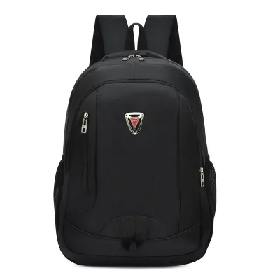 Custom Logo Cheap Travel Bag High Quality Business Men Black Backpacks College Student School