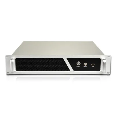 New Special Design High Quality MicroATX Server IPC 2U Rack Mount Case with Fan Aluminum Alloy in Stock