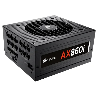 CORSAIR AXi Series AX860i 860W SLI Ready CrossFire Ready 80 Plus Platinum Certified Fully Modular Digital Power Supply