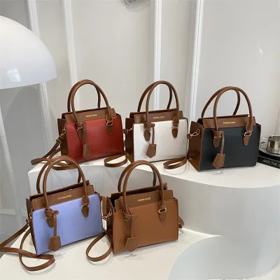 TLL0002 Custom Women's High-End Trendy Color-Blocking Hand-Held Crossbody Messenger Bag Niche High Quality Bag