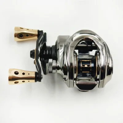 ALPHA High Quality Baitcasting Fishing Reel 7.1:1 Gear Ratio Magnetic Drag System Aluminum CNC Spool Carbon Handle River Stream
