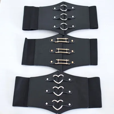 2022 Ladies Waist Girdle Belts Woman Ultra Wide Women Dress Belt Waistband Versatile Elastic Corset Belt for Clothes Decoration