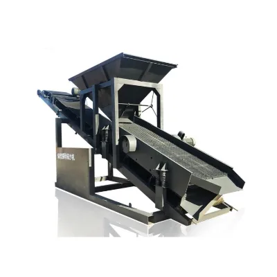 River Sand and Gravel Separator Vibrating Screening Machine Silica Sand Stone Vibrating Screen With 1--3 Layers Screen