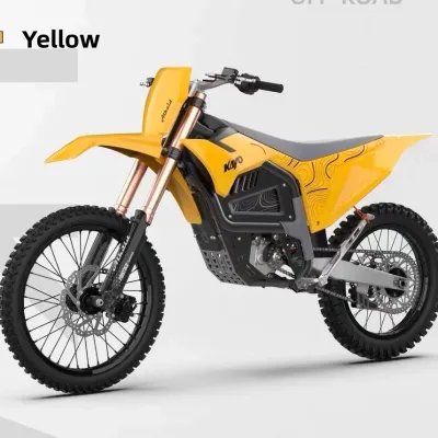 80/100-21 Off-road Tire 5.5H Fast Charging 125Km 720Nm 74V 50Ah  96km/h 21000W Peak Power Disc Brake Electric Dirt Bike KAYO EC2