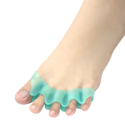 5 Toes Separator for Curled Toes Bunions Yoga & Pedicure Gel Toe Spacer Bunion Pads Cushion 1 Pair