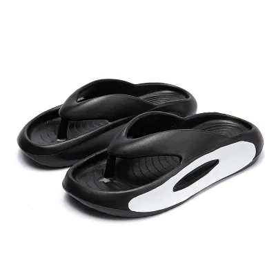 New Summer Comfortable Toe Clip Anti Slip and Wear-Resistant Beach Arch Support Flip Flop Men Shower Flip Flops Men Sandals