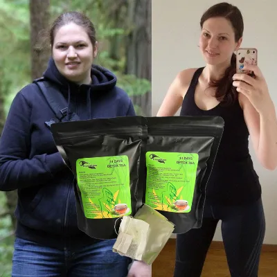 All Natural 100% Effective Detox Slimming Tea Organic with Vitamins Green Tea for Breast Reduction No Side Effects