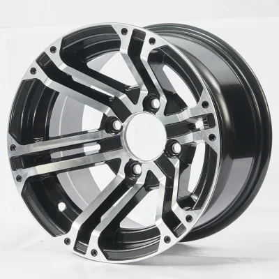 12 Inch Golf Cart Wheels & 23X10.5-12 ATV & UTV Tires 215/35-12 Combo for Golf Cart and Off-Road Vehicles