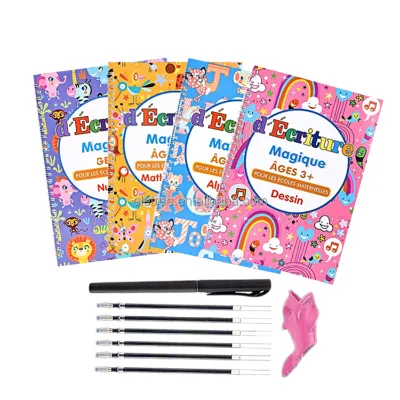 Writing Practice Groove Book Copybook Magic Groove Hardcover Writing Practice Books for Kids