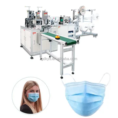 High Speed Fully Automatic Flat Outer Ear Loop Mask Machine with High Efficiency