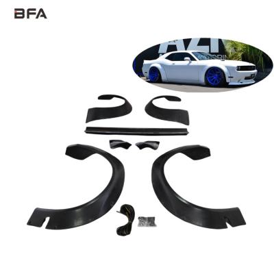 Challenger LB Style FRP Side Fender Flare Spoiler Wing Body Kit for Dodge Challenger