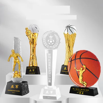 Wholesale Custom Crystal Glass Trophy Awards Sublimation Crystal Trophy