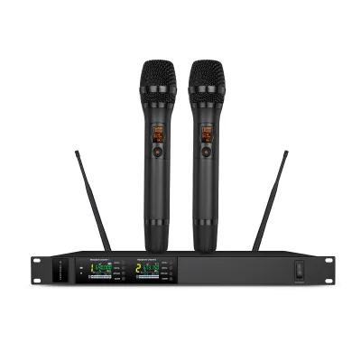 DM102 New Arrival Professional Wireless Microphone Handheld / Lavalier / Ear Microphone for Singing