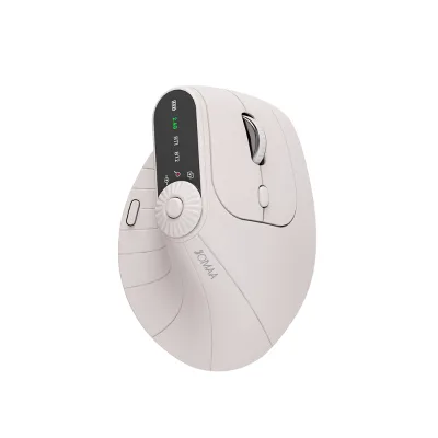 2.4G wireless vertical mouse ergonomic rechargeable multi-device mouse