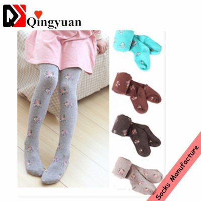 Children Jacquard Cotton Colorful Pantyhose