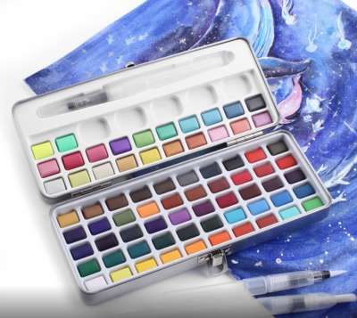 Dropshipping Agent Shopify Water Color 72 Colors Aquarela Paintings Watercolor Paint Agent Dropshipping