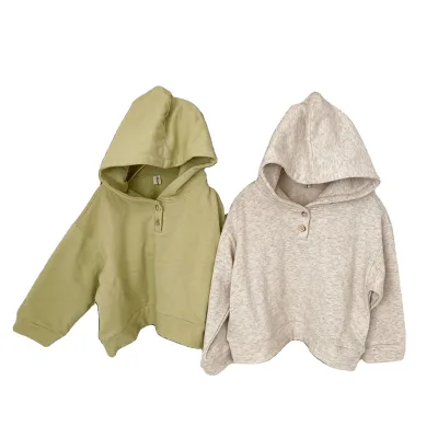Autumn Kids Clothes Solid Sweatshirts Teenagers Boys Pullover Hoodies Outfits Children Clothing