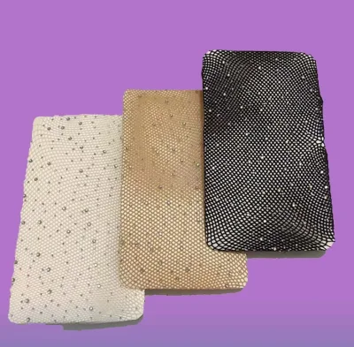 Sexy One Size Fits Most Diamond Rhinestone Fishnet Stockings for Party
