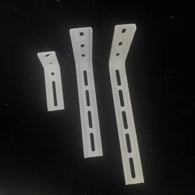L Shape Curtain Track Bracket, White Powder Coated 7 Shape Bracket, Side Ceiling Mount for S Fold Ripple Fold Curtain Rail