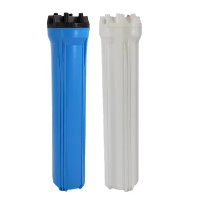 Factory Price ABS Plastic Blue Water Filter Housing Pre Filter Single Stage Activated Carbon 20 Inch Household & Outdoor Use
