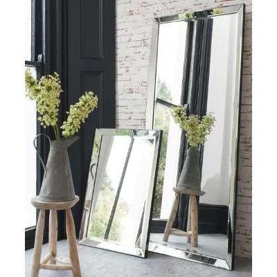Ins Hot Sale Customized Size Framed Mirror Full Length Large Mirror for Bedroom Body Glass Wall Luxury Decorative Mirror