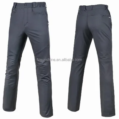 Custom Softshell Mens Pants Trousers Waterproof Men's Outdoor Softshell Fleece Lined Cargo Pants