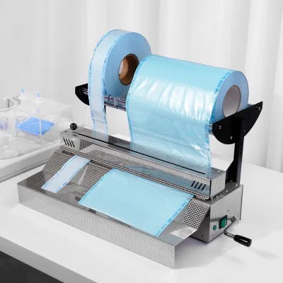 Wholesale Oral Dental Packaging Sealing Machine Disinfection Packaging Bag Widened Medical Heat Shrink Film Continuous Sealer