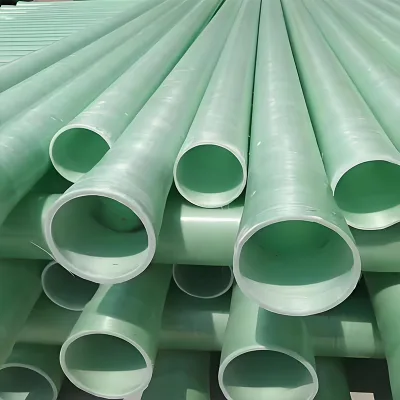 Large Diameter Continuous Filament-Wound Fiberglass GRP FRP Pipe Anti-Acid Alkali Smooth Welding Customizable Municipal Drainage