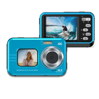 Outdoor Sports HD Dual Screen Digital Camera 48MP Waterproof with 3.5m CMOS Sensor Element Economical Price