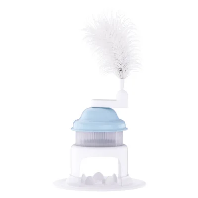 Fashionable Cat and Dog Pet Toy with Rotating Feeding Feature Helps Prevent Food Leakage