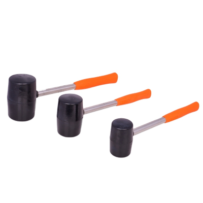 ASAKI Black Rubber Hammer Tile Rubber Mallet Sizes