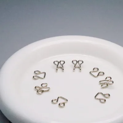 Custom Metal Bra Front Buckle Clip Bra Front Clasp Strap Adjuster Slider Bra Hook and Eye Closure Extended Buckle