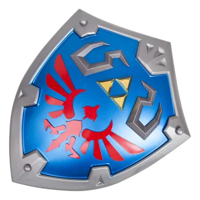Hot Selling the Legend of Zelda Blue Hylian Shield Game Equipment for Cosplay