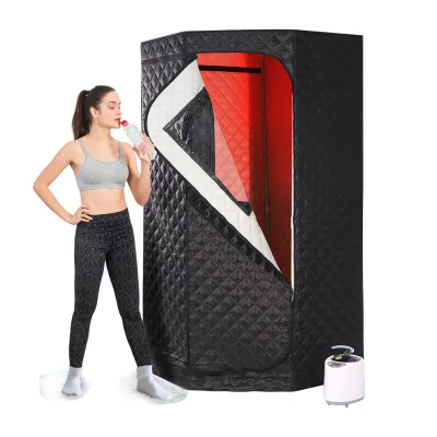 Hexagon Portable Steam Sauna Box Relax at Home with Your Personal Sauna for Thermal Relaxation